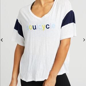 SOULCYCLE x SUNDRY Colorblock Short Sleeve Tee NWT